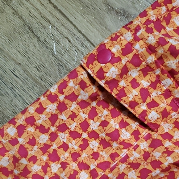 Columbia Pink Orange Asymmetrical Mini Skirt - Picture 6 of 12